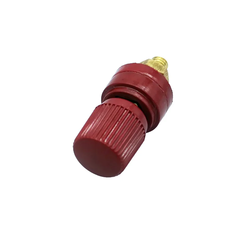 Red black 6mm Brass Posts Terminal Blocks Power Supply M6 Terminals Welding Machine Inverter Post Connector