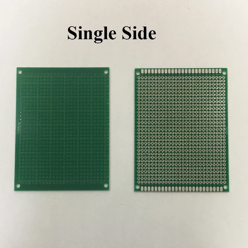 15*20cm 15x20cm 12*18cm 12x18cm 1.6mm Thickness Double Two Side Green Fiber Glass Tin Spray FR4 Welding Test Universal PCB Board