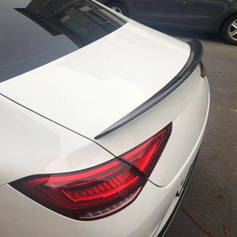 

For Mercedes CLS W257 Real carbon fiber Car Tail Wing Decoration Rear Roof Spoiler For Benz CLS200 CLS300 2017-2020 c63 Style