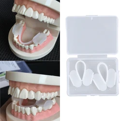 2pcs/set Dental EVA Orthodontic Braces Appliance Braces Alignment Trainer Teeth Retainer Bruxism Mouth Guard Teeth Straightener