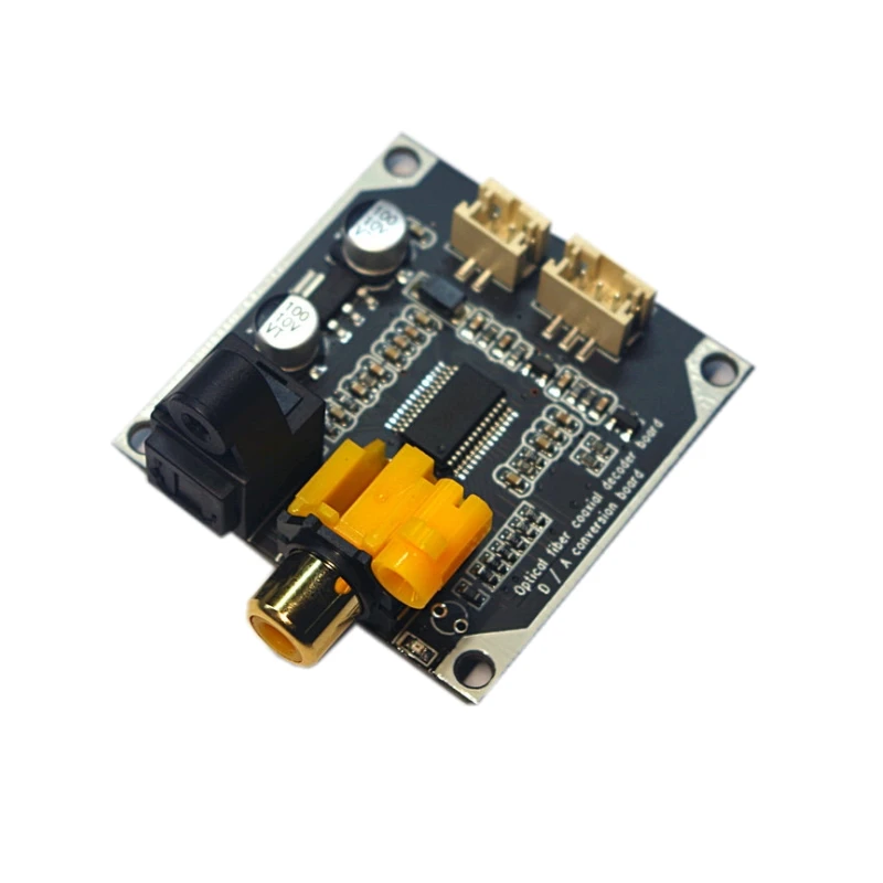 24bit 192khz DAC Digital Audio Decoder Optical Fiber Coaxial Digital Signal Input Stereo  Output Decod board