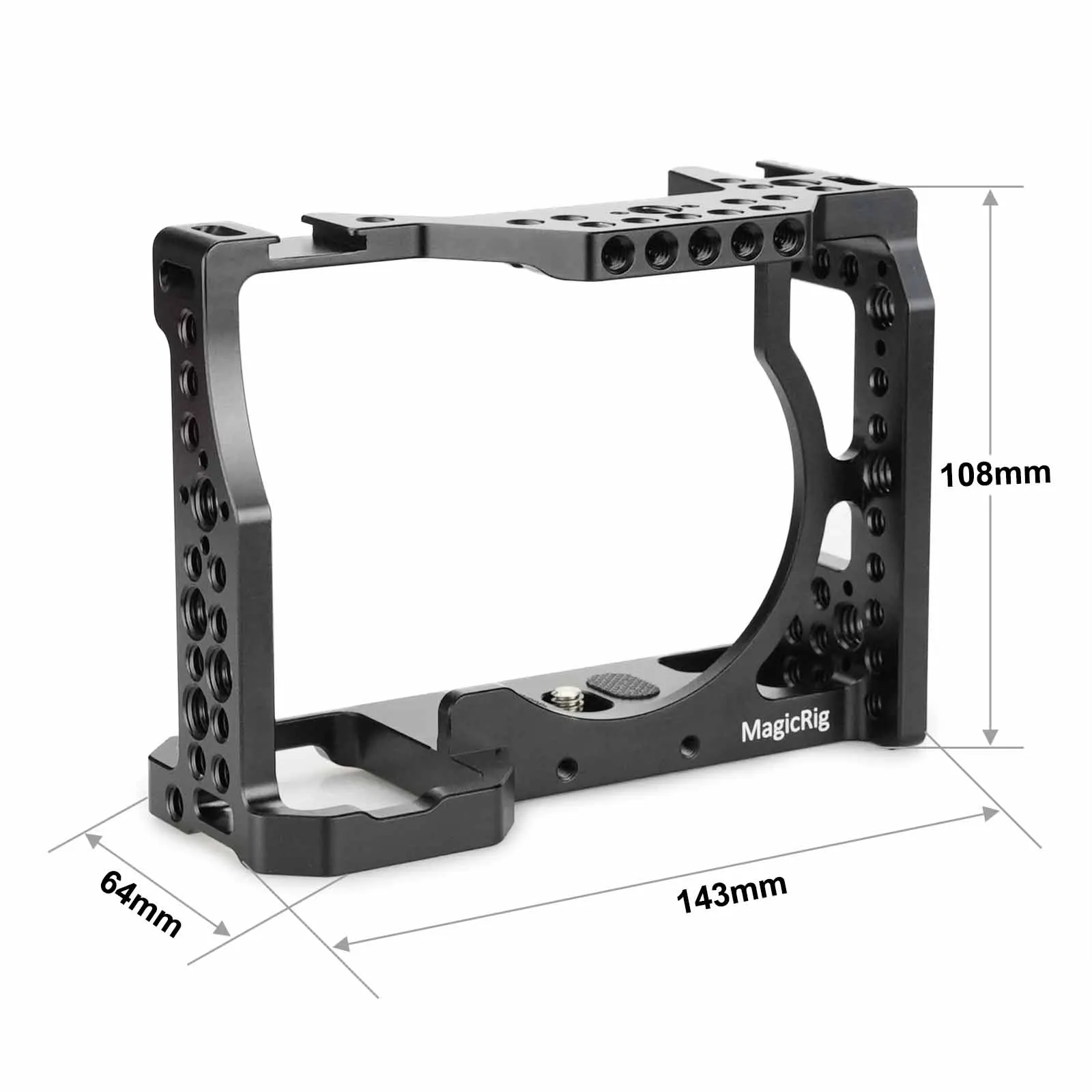 MAGICRIG Camera Cage for Sony A7RIII/A7RII/A7II/A7III/A7SII/A7M3 (A7R Mark III / ILCE-7RM3) , with HDMI-compatible  Cable Clamp