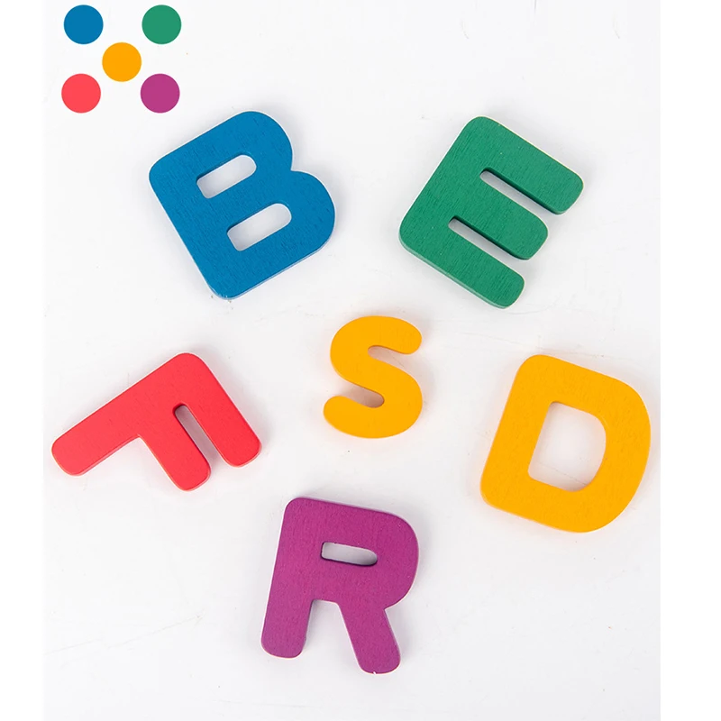 Jeu de mots en bois Montessori pour enfants, puzzle d'apprentissage précoce, lettre de l'alphabet, jouets pour bébé d'âge alth