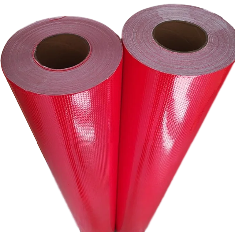 120cm * 4m Rot Hohe Sichtbarkeit Roll Selbst-adhesive Fluoreszierende Reflektierende PVC Wasserdichte Warnung Druckbare Licht Box tuch