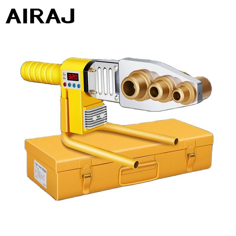 AIRAJ Plastic Pipe Welding Tool Plastic Welder Kit Water Pipe Welding Machine Electric Heating Hot Melt Tools for PPR PE Tube