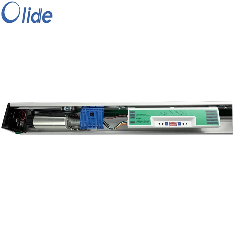 Máquina operadora de puerta corredera automática, dispositivo de transmisión por correa para oficina, con Sensor de microondas