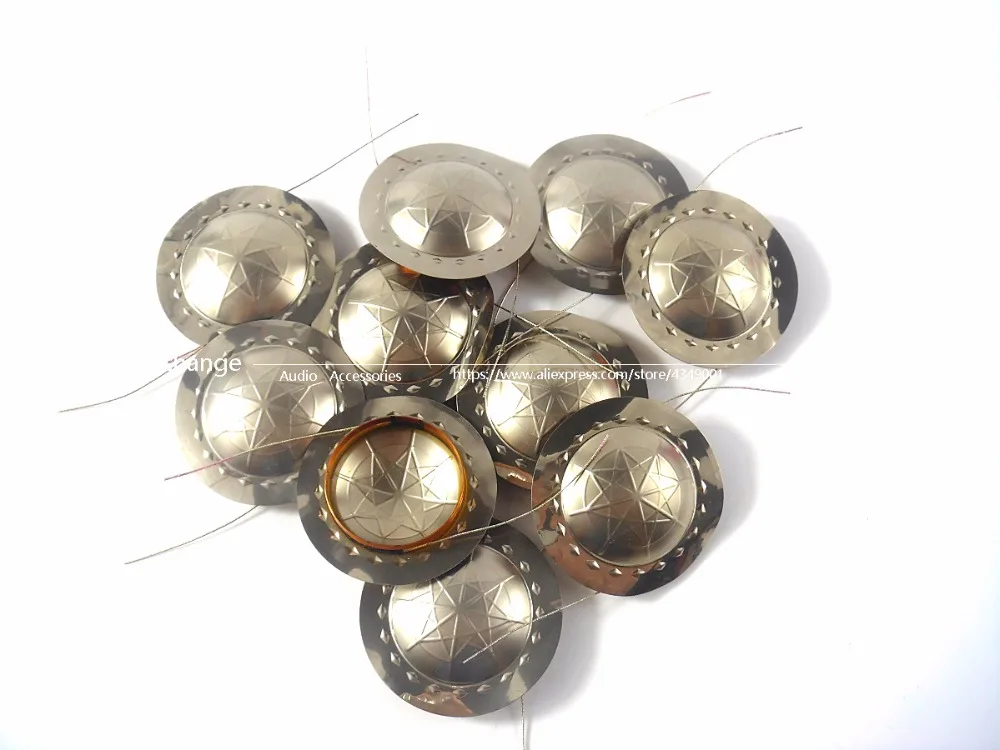 10pcs/lot 8 ohm Titanium dome Diaphragm Tweeters voice coil 25.5 mm ( 25.4mm )1inch