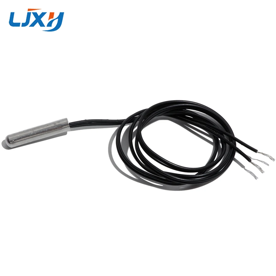 LJXH NTC Stainless Steel Probe Type Temperature Sensor for Chicken House/Greenhouse 5~100K Thermistor 0.5m/1m Length Cable