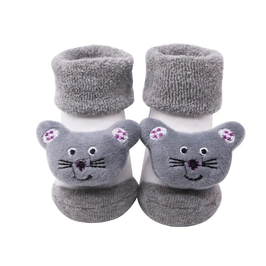 Baby Girls Clothes Infant Socks Newborn Cotton Boys Girls Anti-Slip Socks Cartoon Bell Socks Baby Accessories Baby Socks Cheaper