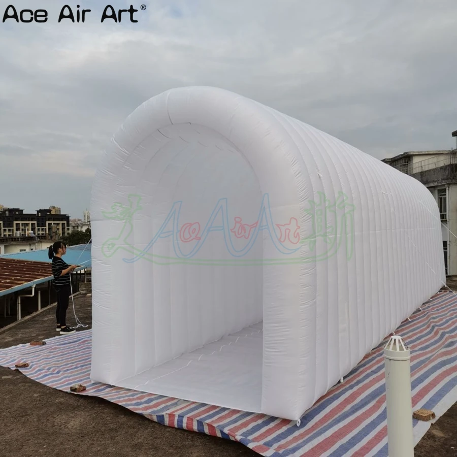 Tenda inflável do túnel da porta da terra projetada de hábil, canal da cobertura da fase do VIP com cortinas para a festa ao ar livre à venda feita na China