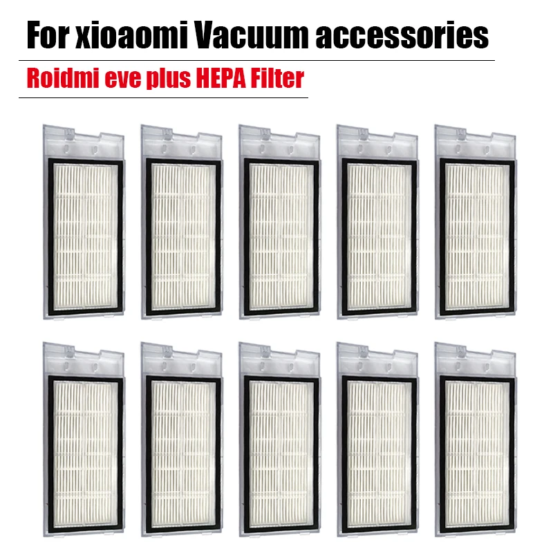 Washable HEPA filter for Roidmi eve plus vacuum cleaner accessories dust bag cleaning cloth replacement xiomi robot spare parts