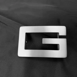 2020 Pure titanium titanium alloy  letter belt buckle smooth buckle light plate buckle anti-allergy belt buckle