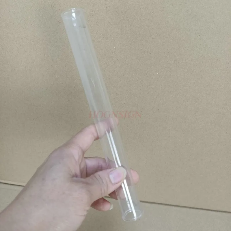 Image 3: Tube de Combustion Rigide en Verre Haute Température, 20x200mm, Équipement d'Expérimentation Chimique Réaction, Consommables