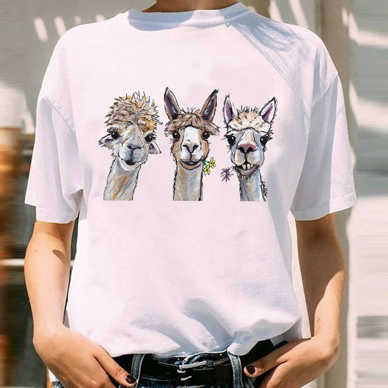 Women Sweet Funny Panda Cartoon Animal Summer Spring Girl 90s Short Sleeve  Lady Print Lovely Clothes Tops Tees Tshirt T-Shirt