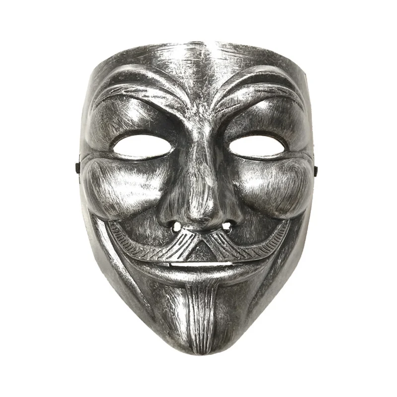 V for Vendetta Mask Multiple Colour Cosplay Mask Anonymous Movie Guy Fawkes Halloween Masquerade Party Smile Mask Joker Mask