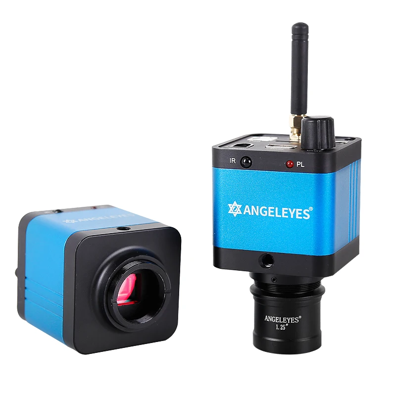 Angeleyes 1600w Wifi USB Videocamera Telescopio astronomico Acquisizione immagini Oculare elettronico industriale con adattatore