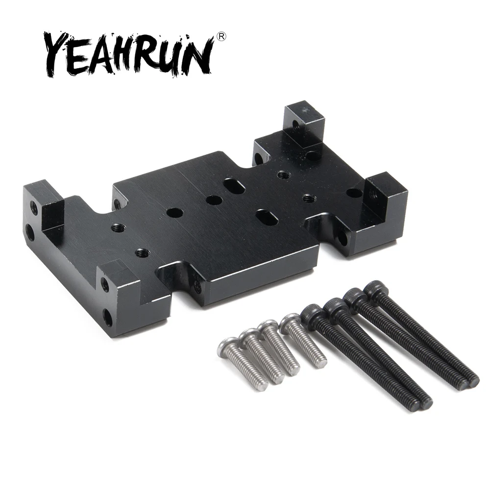 

YEAHRUN Metal Gearbox Wave Transfer Box Board Base Seat for Axial SCX10 D90 D110 1/10 RC Crawler Car Upgrade Parts