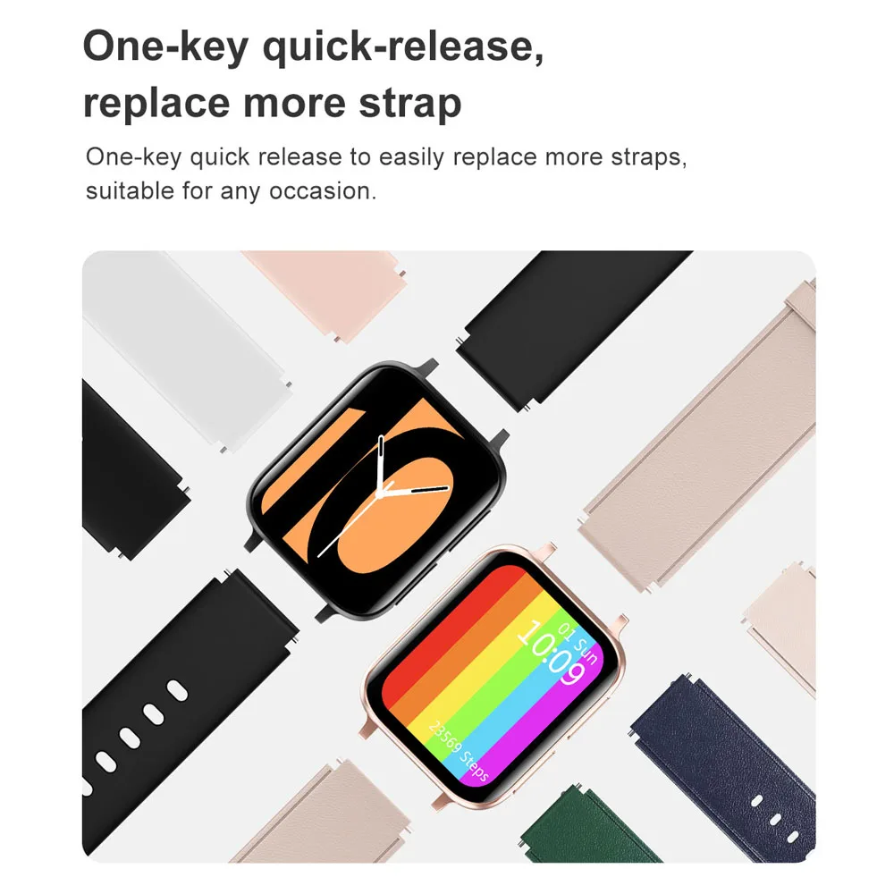 D-T93 ECG Montre Intelligente Pour Les Hommes et Femmes 1.78 Pouces 420*485 Musique Appel Bluetooth Smartwatch Pour Android IOS Sport Fitness Tracker