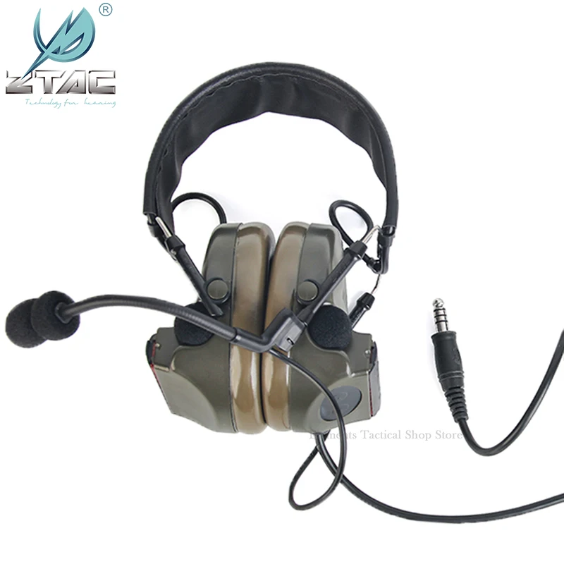 Tactical Headsets Airsoft Headphones Softai Comta II  Active Noise Reduction Two Modes Headph Version Military Active Headset