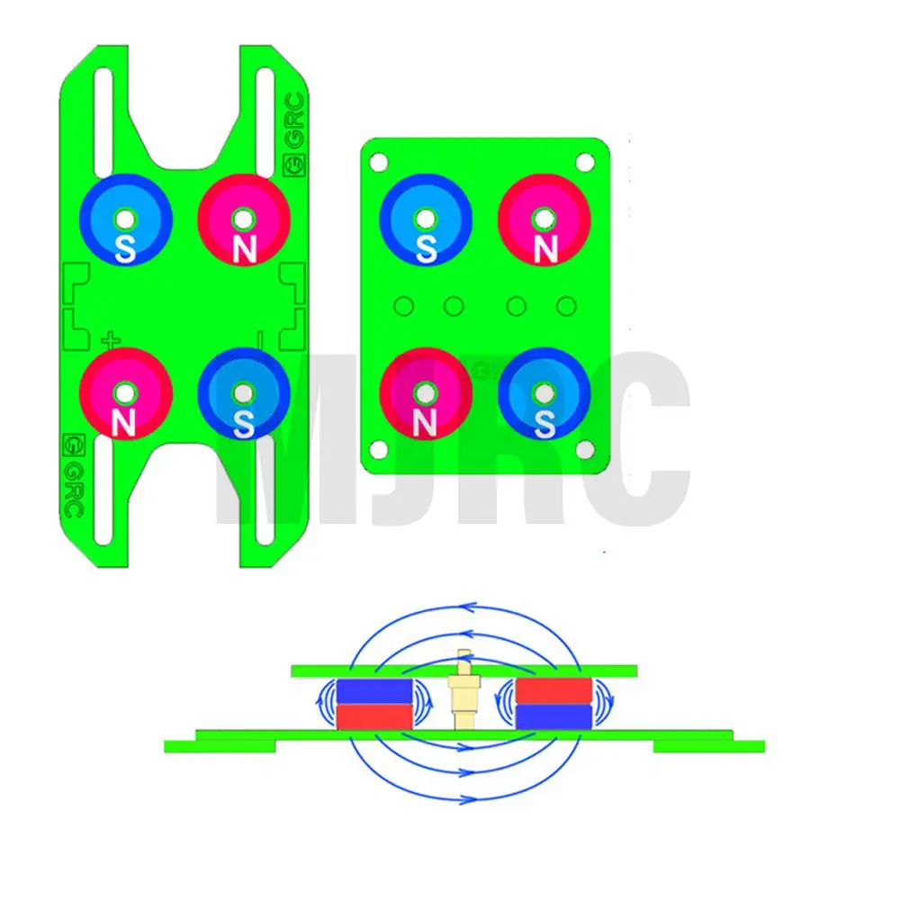 

Grc Magnet Power Supply Body Post Universal Magnet Car Shell Column For 1/10 1/8 Traxxas Trx4 Trx6 Rc Car Upgrade Accessories
