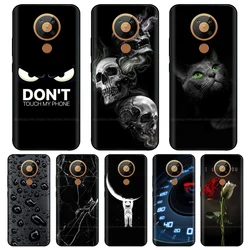 For Nokia 5.3 Silicone Case Soft Tpu Back Cover for Nokia 5.3 3.4 Bumper Printed Silicon Case for Nokia3.4 Nokia5.3 Phone flower