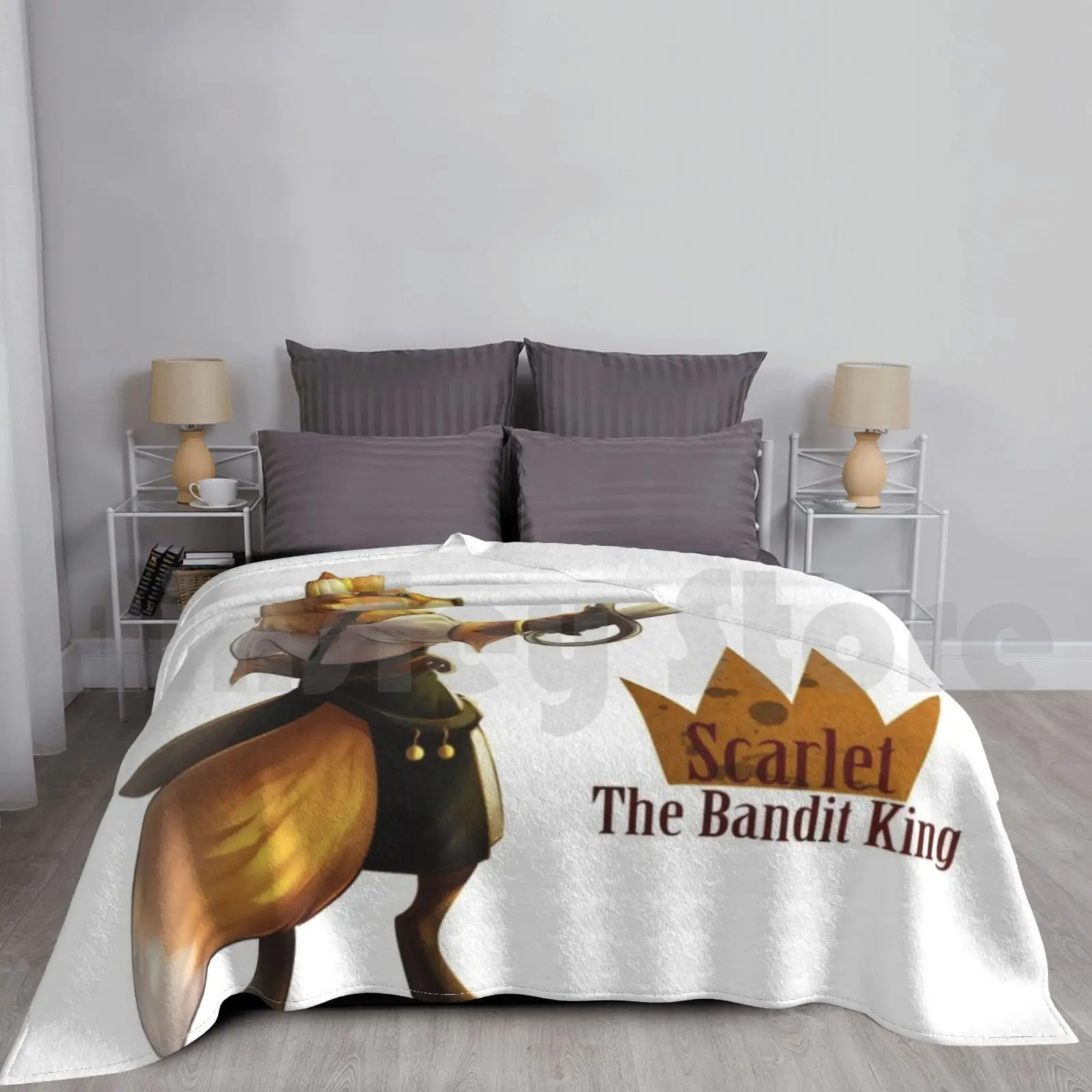 Armello-Scarlet-V2 Blanket Fashion Custom Anthro Furry Bandit King Fox Vixen Armello Scarlet