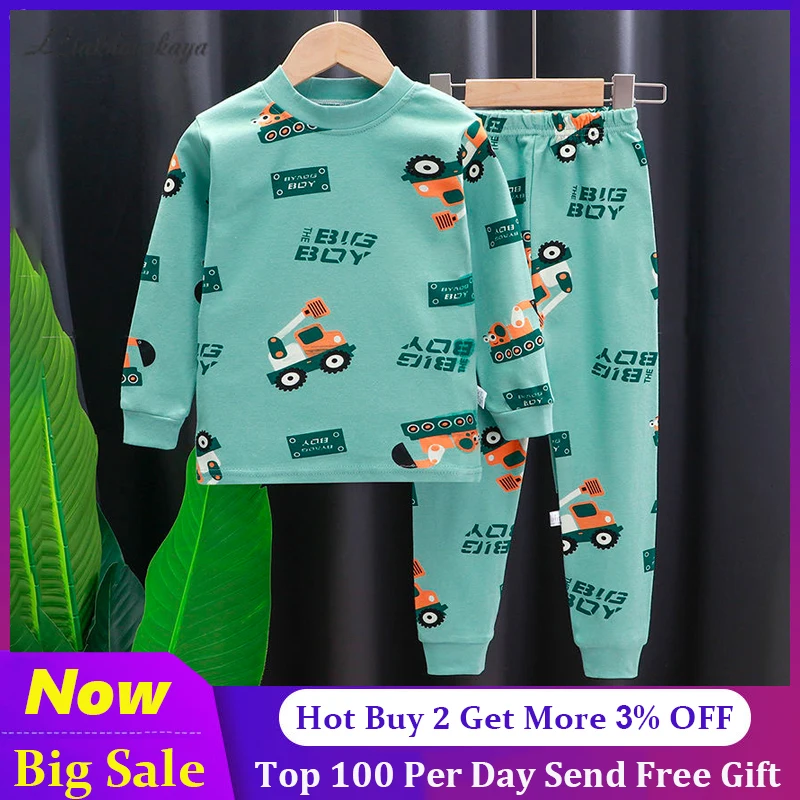 

Kids Cotton Pajama Set Clothes Autumn Winter Cotton Newborn Baby Boys Girls Clothes 2pcs Baby Pajamas Unisex Kids Clothing Sets