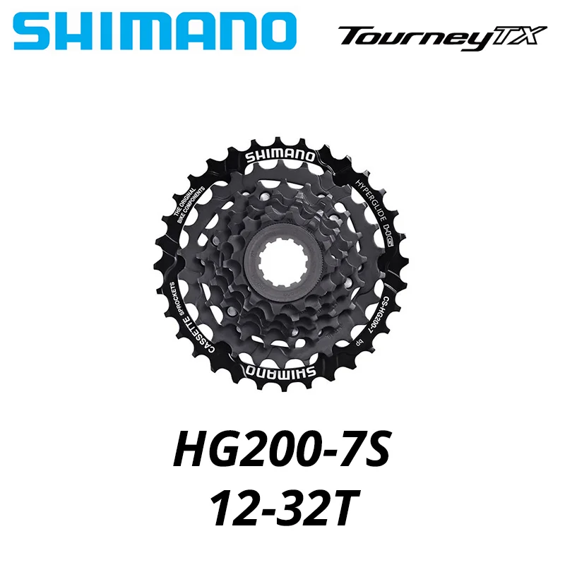 Shimano TOURNEY TX HG200 CS 7 8-Gang-Kassettenritzel CS-HG200 7s 8S 8V 7V 12-28T 12-32T Mountainbike MTB-Ketten 32T 28T – Detail 4