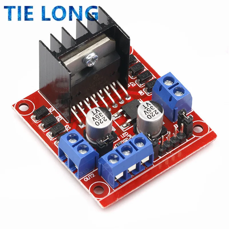 1pcs New L298N driver board module L298 stepper motor smart car robot breadboard peltier High Power