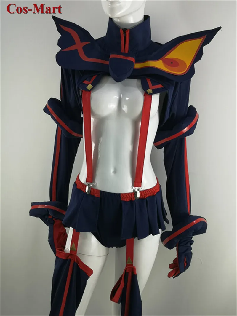 Anime KILL La KILL Ryuko Matoi Cosplay Costume Navy Blue Fashion Combat Uniform Activity Party Role Play Clothing Custom-Make