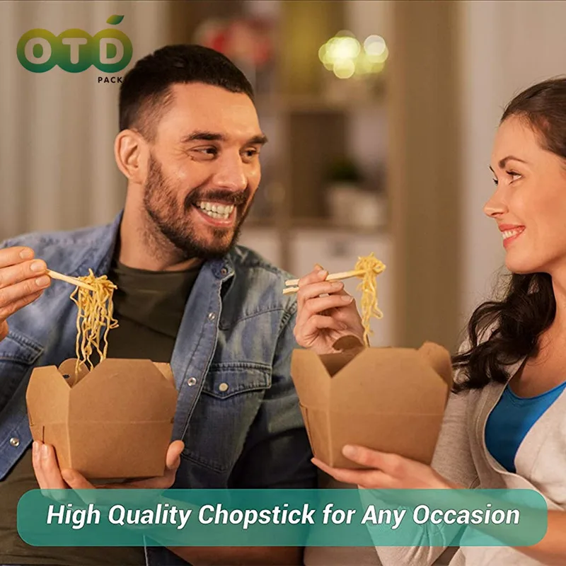 Chinese Restaurant Bamboo Chopsticks Premium Disposable Chopsticks Individually Wrapped Multi Pack Japanese Sushi Chopsticks
