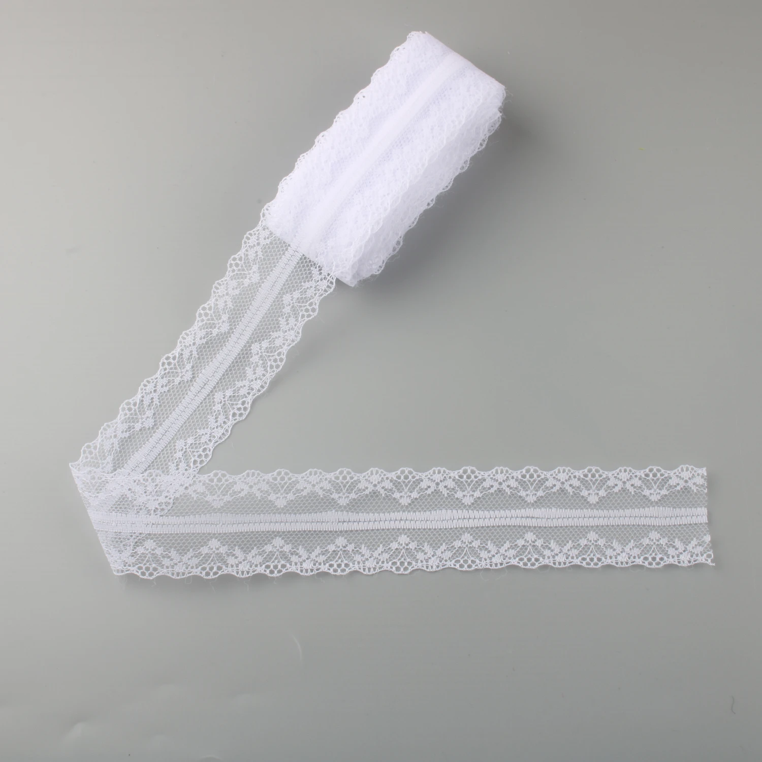 2018 Hot White Lace Ribbon Tape 10 yards Width 45MM Trim Fabric DIY Embroidered Cord For Sewing Decoration african lace fabric