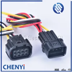 8 pins auto waterproof  connector male female LED headlight speaker plug engine harness electrical connector 6189-7423 6181-6850