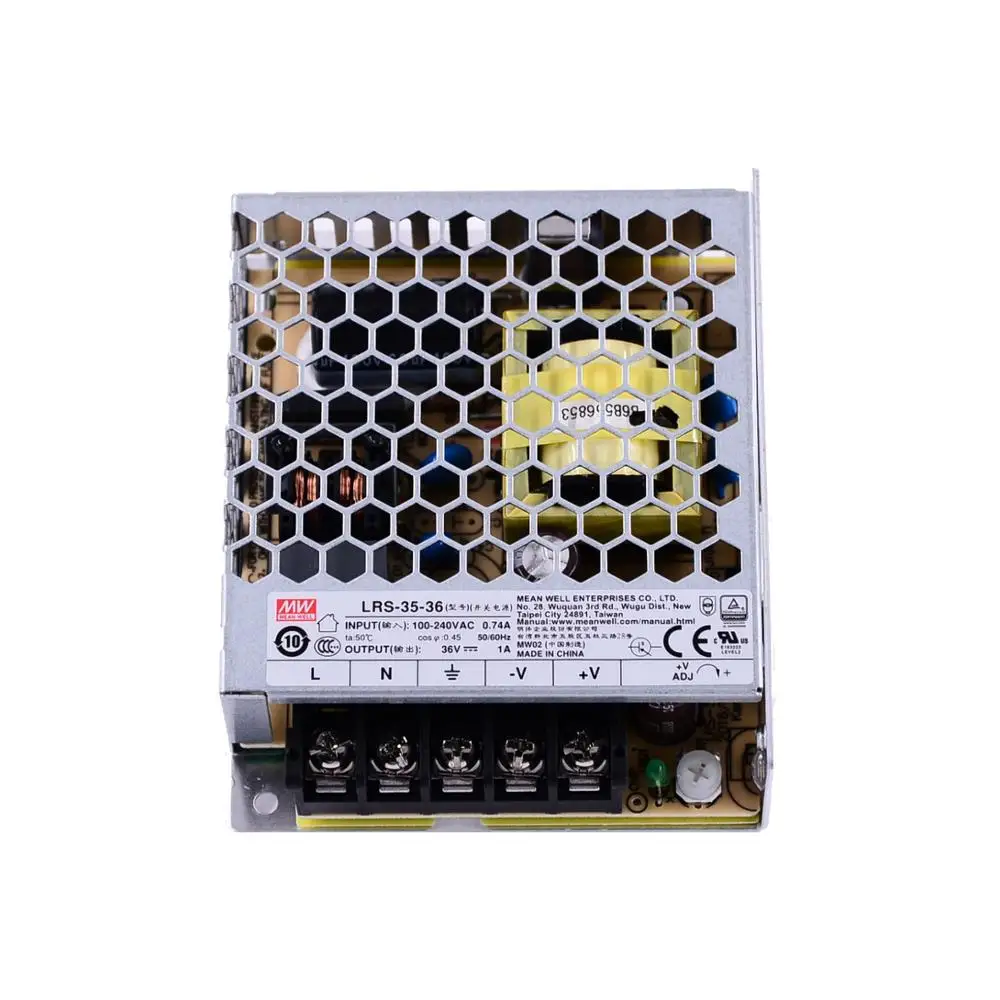 Mean Well LRS-35-36 meanwell 36VDC/1A/36W Single Output Switching Power Supply online store