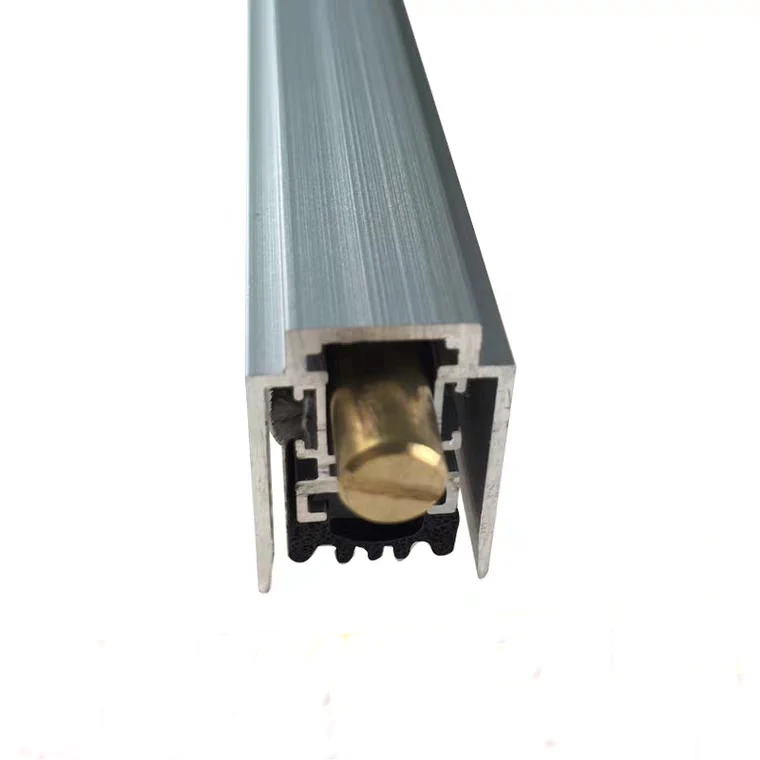 Door and window fittings Type U Aluminum alloy sealing strip for door bottom lifting and sound insulation
