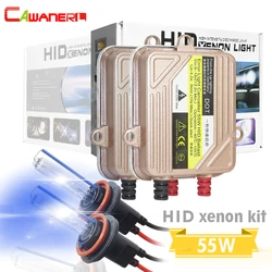 Cawanerl Car Headlight 55W H1 H3 H4 H7 Xenon Bulb Ballast HID KIT H8 H11 9005 9006 9007 881 3000K-10000K Car Headlamp Fog Light
