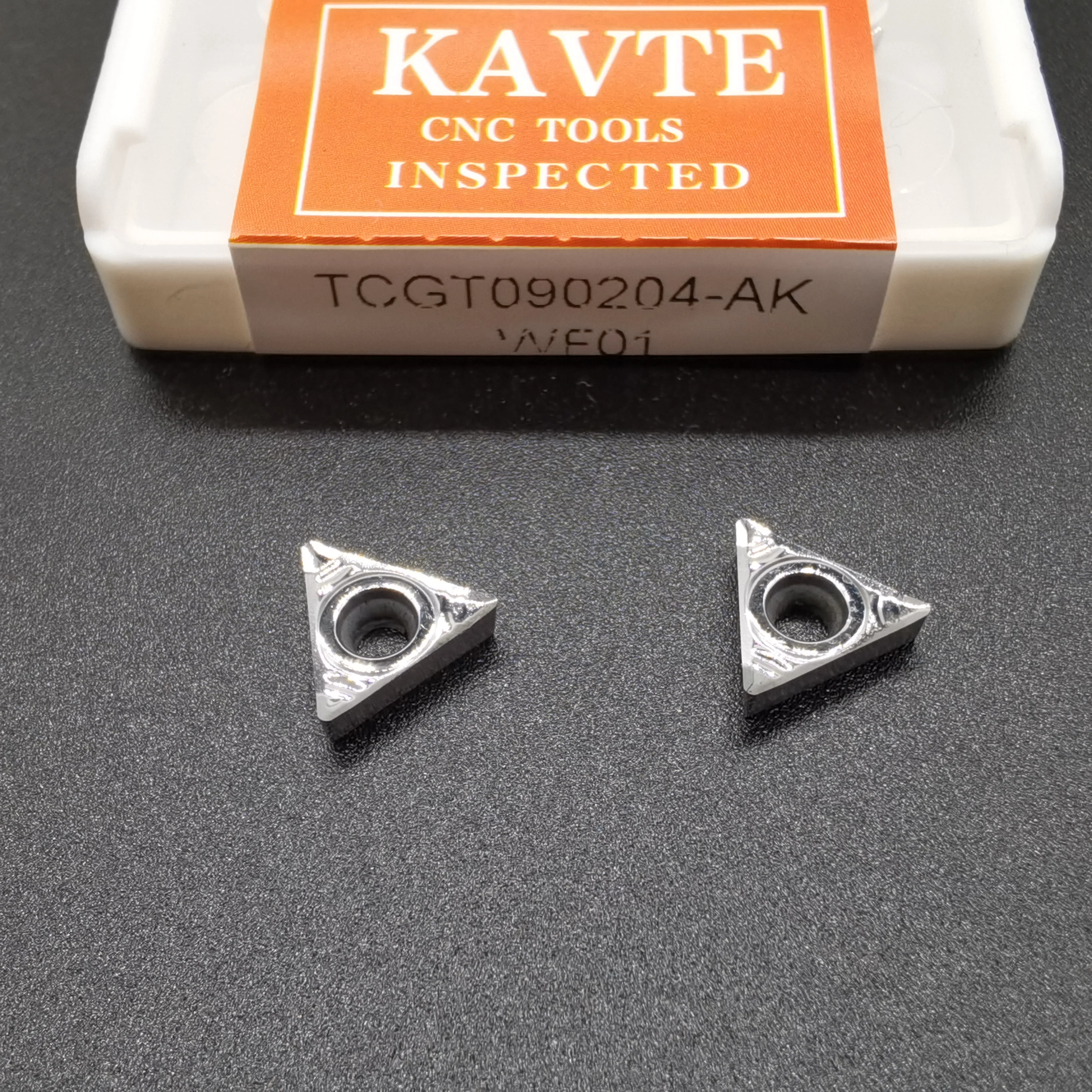 KAVTE TCGT เม็ดมีดเซาะร่องสามเหลี่ยม TCGT 090202   ทีซีจีที 090204   ทีซีจีที 110202   ทีซีจีที 110204   TCGT16T302 TCGT16T304 TCGT16T308 สําหรับอลูมิเนียม