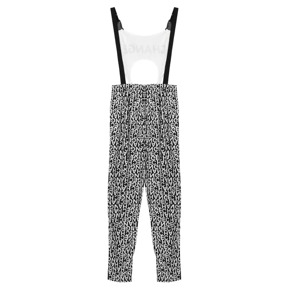 Womens Fashion Jumpsuits One-Piece Letters Print Wide Shoulder Straps Front Cutout Backless Bodysuit Suspender Jumpsuit Rompers