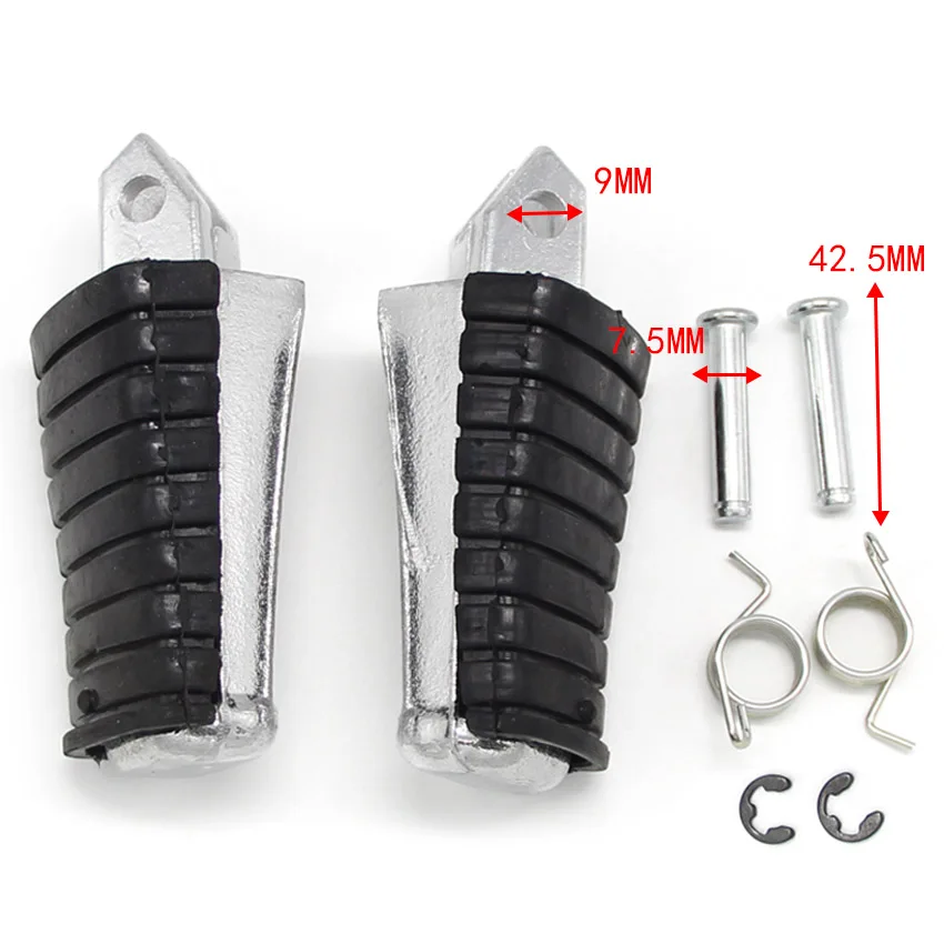 Motorcycle 2PCS Front Footrests Foot pegs For Yamaha XV1100 Virago 1100 XV1100S Special XV1000 XV1000SE 1000 XV750 750 XV700 700