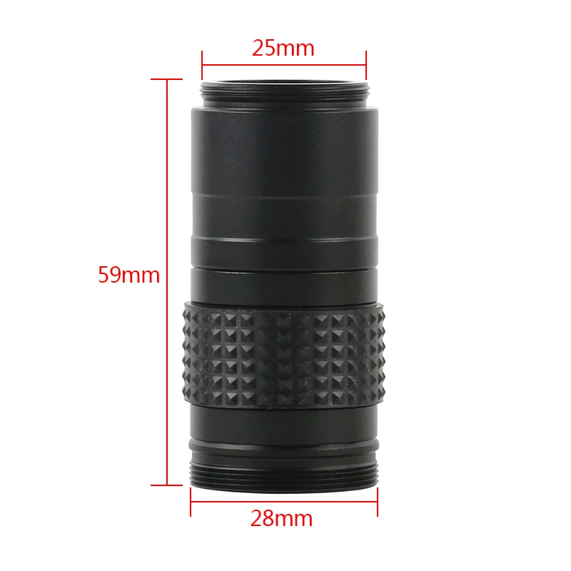 80X 160X Zoom CS C Mount Lens Continuous High Working Distance Large View For HDMI USB VGA Industry Video Microscope Camera