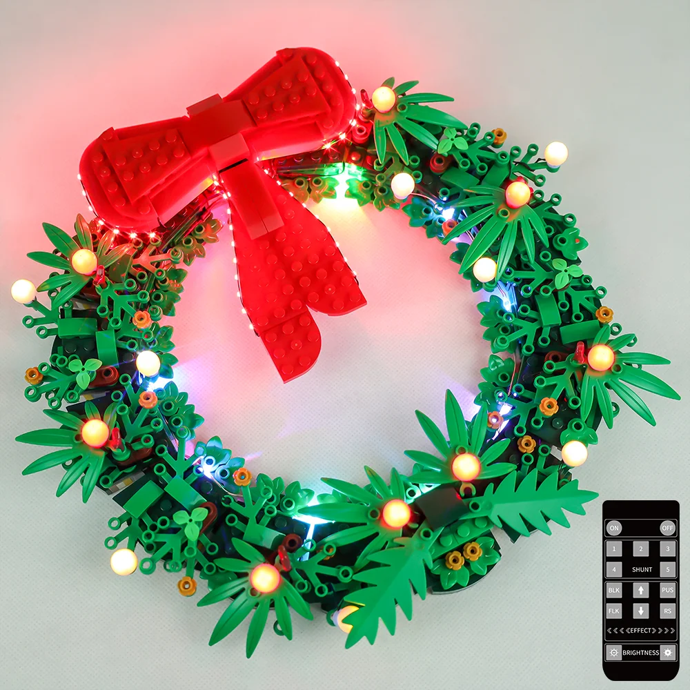 EASYLITE LED Light Kit For 40426 Christmas Wreath 2-in-1 DIY Toys Building Blocks Collectible Lamp Set No Model