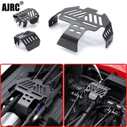 3-piece Stainless Steel Chassis Armored Protection Skid Plate For Trax Trx-4 Bronco Defender G500 K5 Rc Car Protection Board