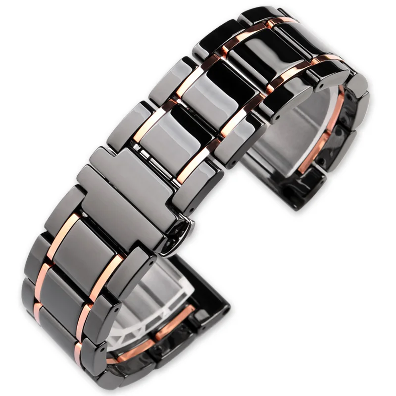 high quality 20mm 22mm ceramic watch band For Samsung Galaxy 42mm 46mm active 2 bracelet gear s3 frontier huawei GT watch 2  pro