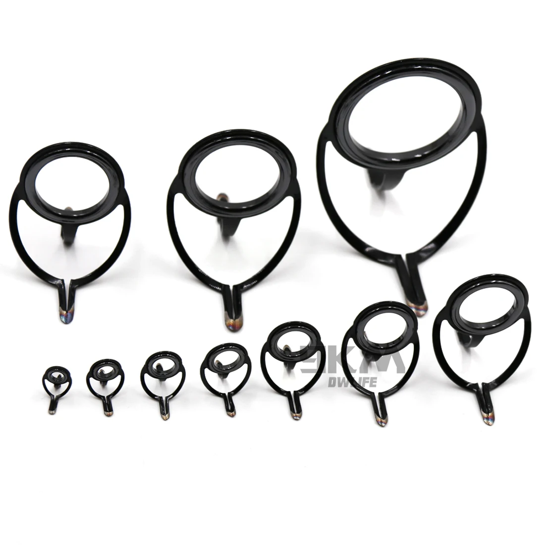 Angelruten-Reparatur-Set, Spinnrute-Baukomponenten, Edelstahl-Guss, Angelrutenführungen, Ersatz-Set, Tackle 4–38 mm – Detail 10
