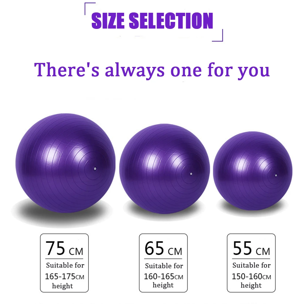 Fitness Sports Yoga Balls Bola Pilates Gym Balance Ball Exercise  Workout Gym Home Training Massage Balance Fitball Equipment