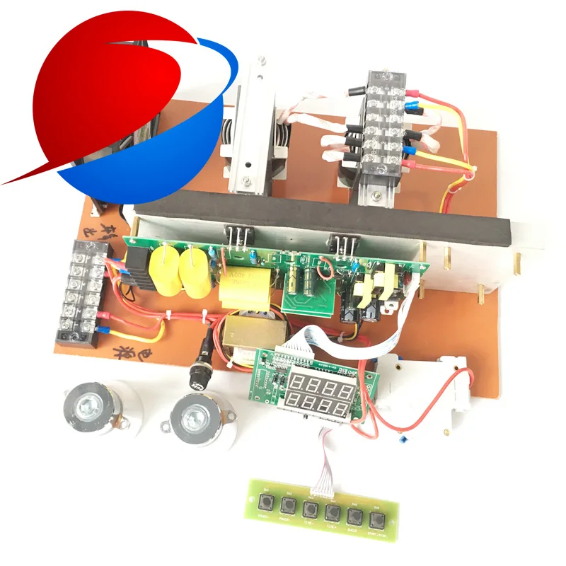 28khz or 40khz 200W ultrasonic cleaning generator PCB with 4pcs 50W transducers for cleaner