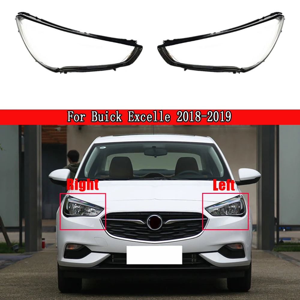 Car Lampshade Headlamp Cover Transparent Lampshade Headlight Cover Shell Lamp Shade Lens For Buick Excelle 2018 2019