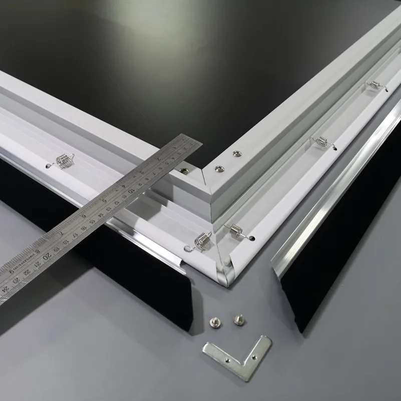 Cadre d'écran de budgétaire à bord étroit, écran mural, cinéma maison, 16:9, 4K Partners