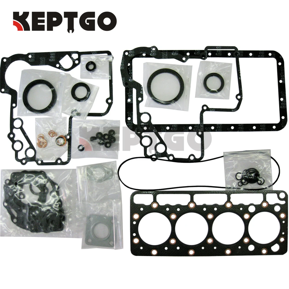 

V1100 Full Gasket Set Cylinder Head Gasket Fits Kubota Tractor Mower Excavator