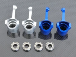 GTBRacing CNC Aluminum Front steering hubs for kyosho inferno MP7.5 777 GT GT2 ST ST-RR NEO VE (Surface color darker)